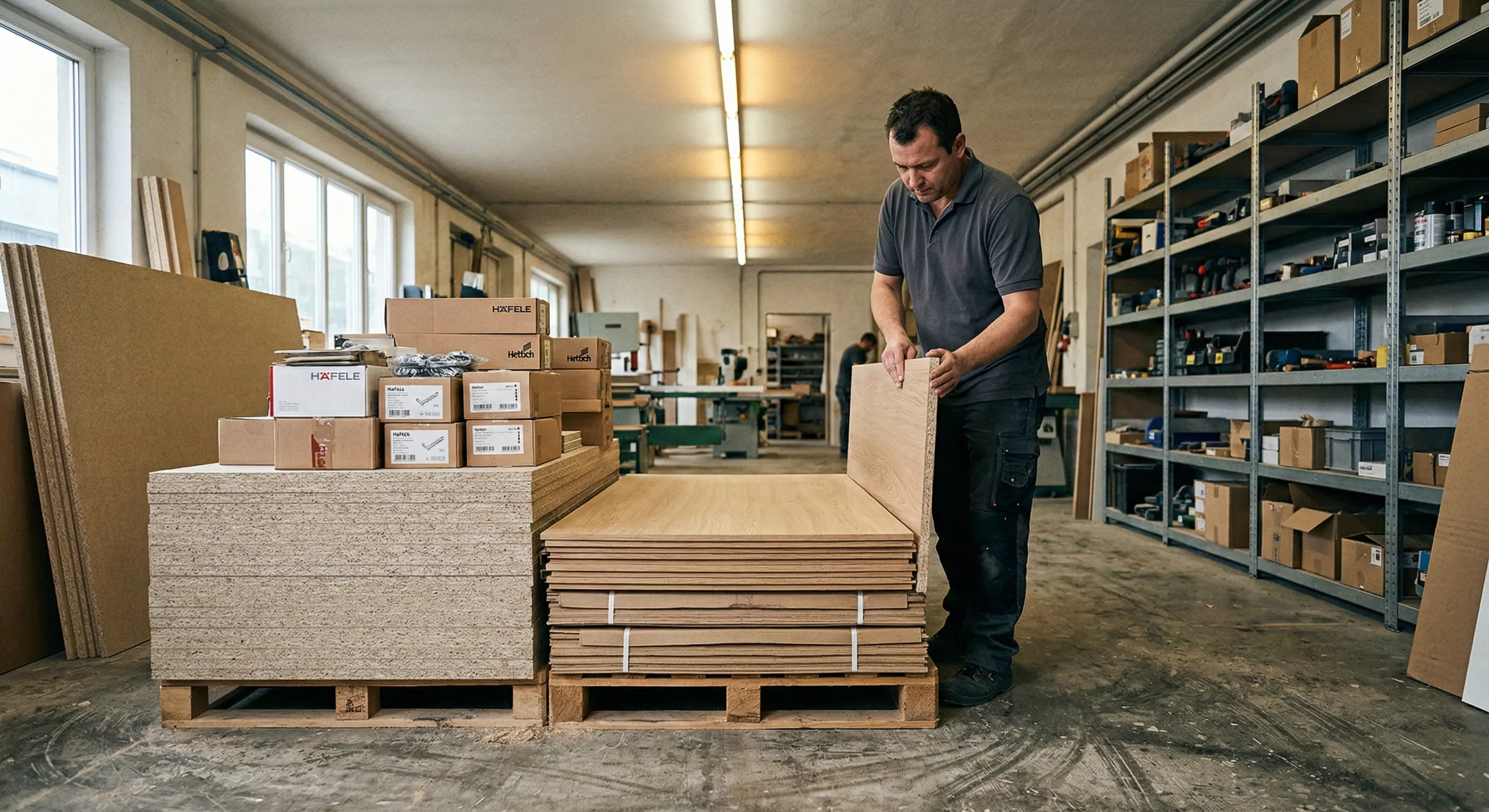 Prijem materijala u radionici ARTIDOM, Bar, Crna Gora